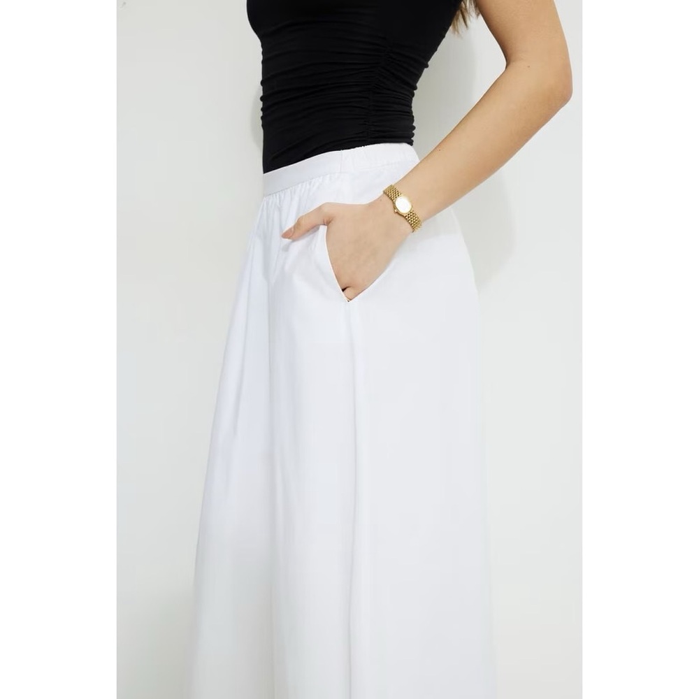 Dynamite White Long Women's Skirt - 100% Cotton *Lined